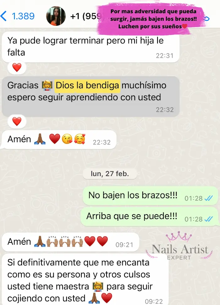 curso de uñas